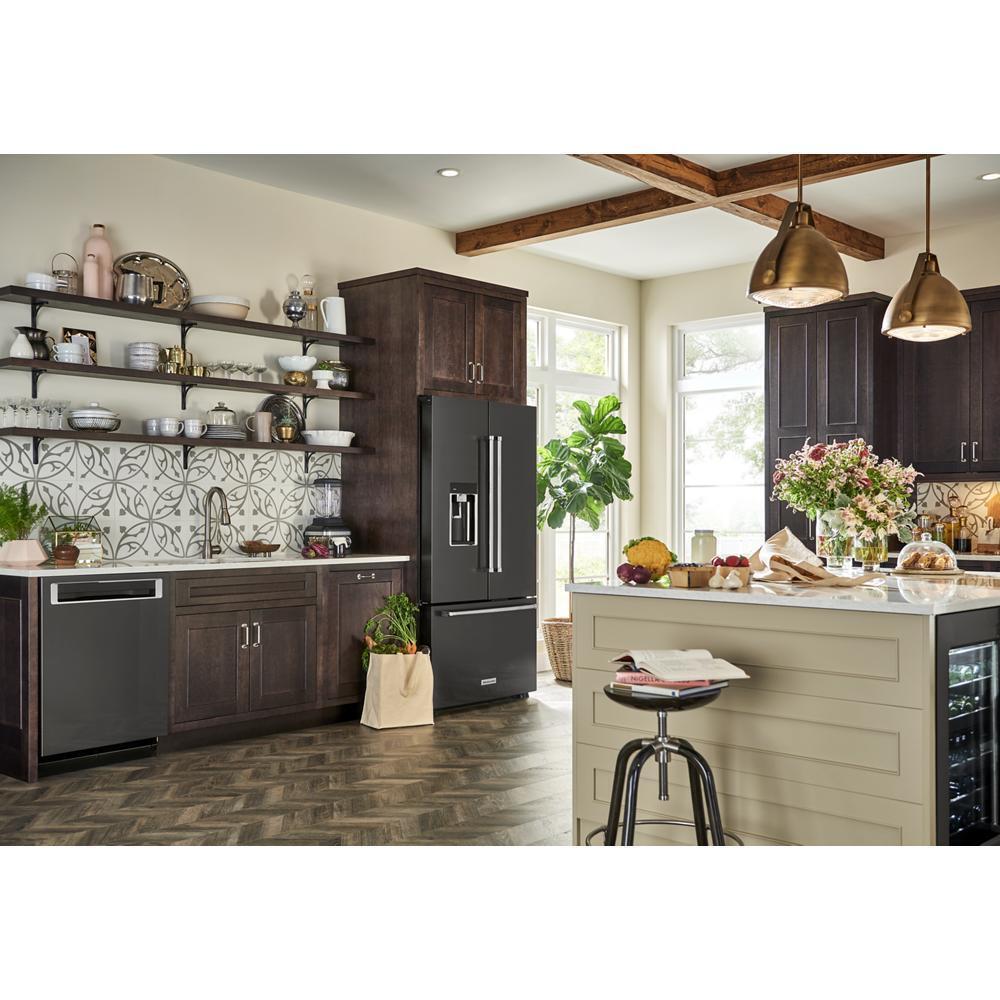 KITCHENAID KRFC704FBS Kitchenaid 23.8 Cu. Ft. 36"" Counter-depth French Door Platinum I...