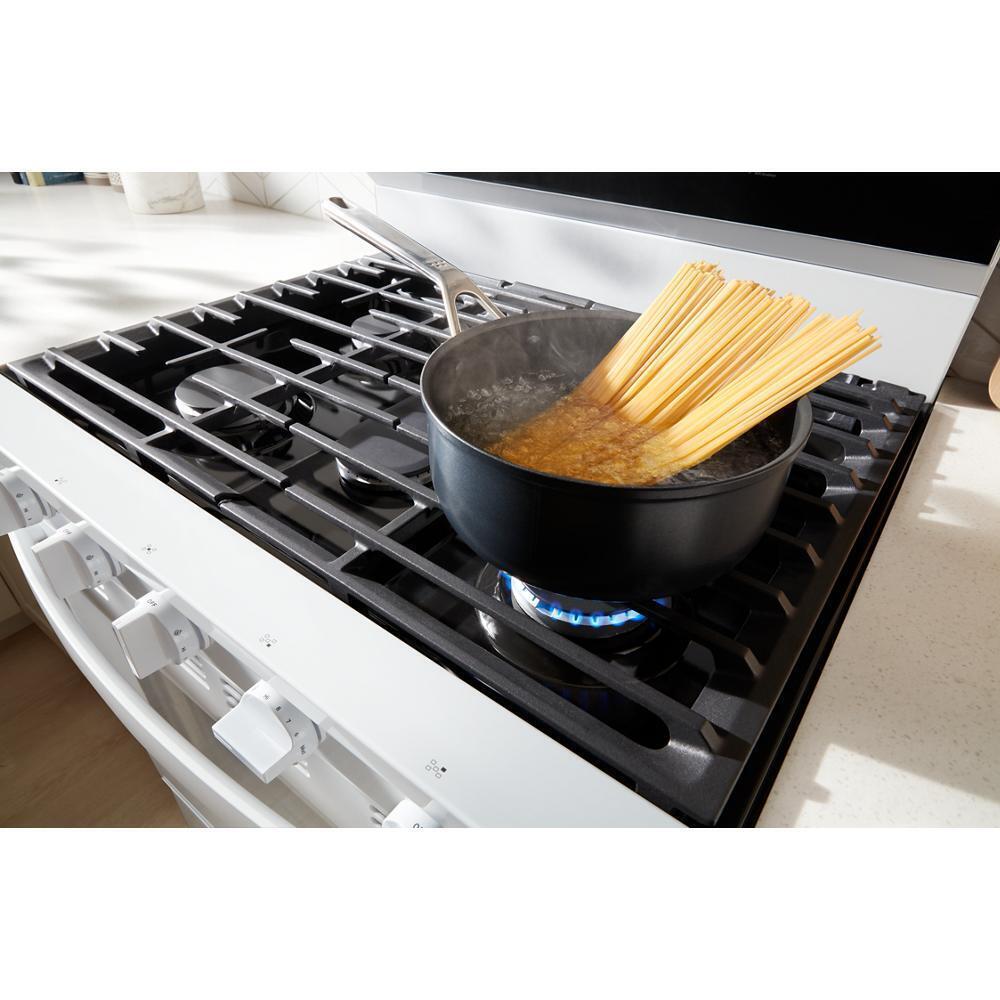 WHIRLPOOL WFGS7530RW 30-inch Smart Gas Range With Air Cooking Technology, Steam/self CLE...
