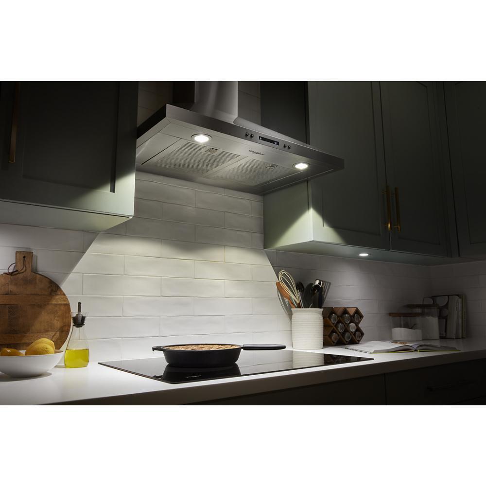 WHIRLPOOL WVW93UC0LZ 30"" Chimney Wall Mount Range Hood With Dishwasher-safe Grease Filters