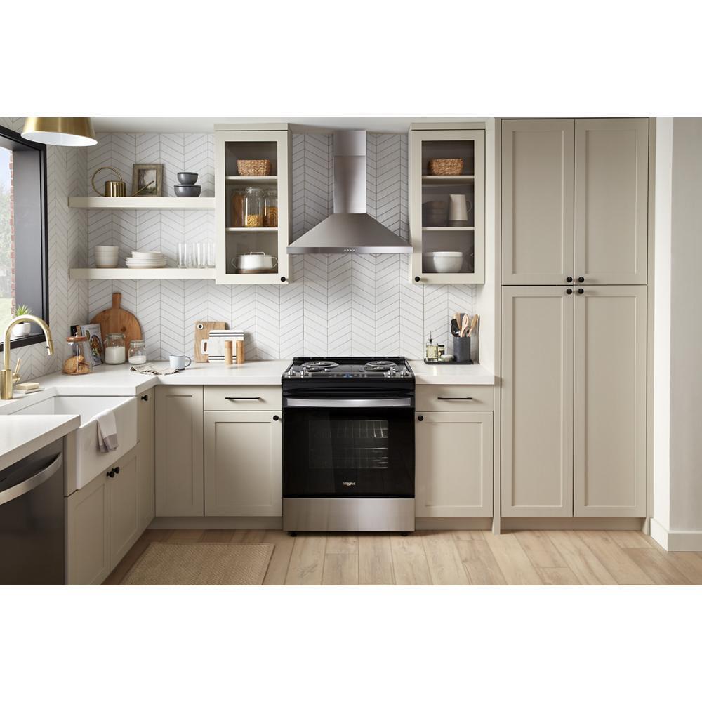 WHIRLPOOL WVW53UC0LS Whirlpool 30"" Chimney Wall Mount Range Hood