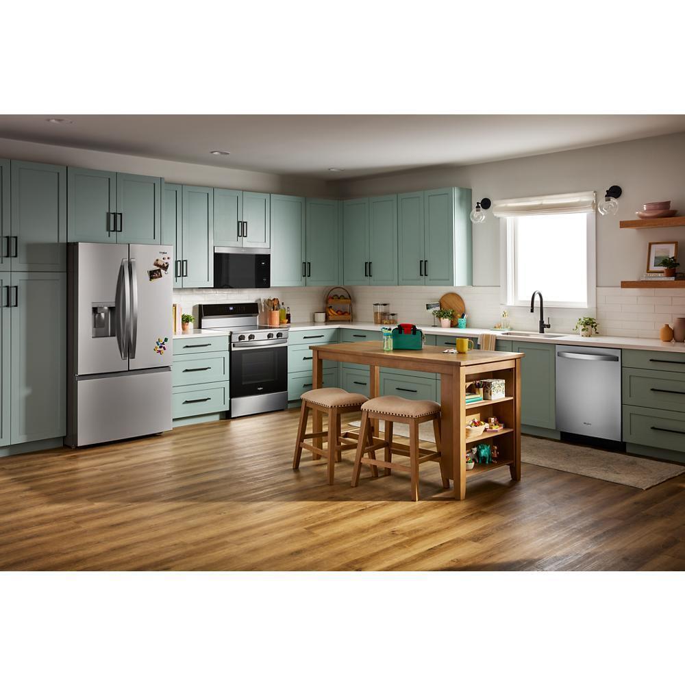 WHIRLPOOL WDTS8024SZ Whirlpool 24-inch Dishwasher With Total Coverage Wash Action AND...