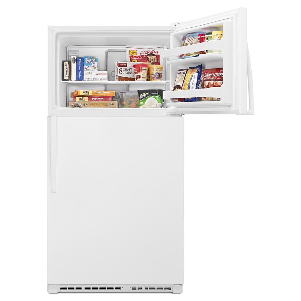 WHIRLPOOL WRT311FZDW White Whirlpool 33"" Wide Top-freezer Refrigerator With Ez CONNEC...