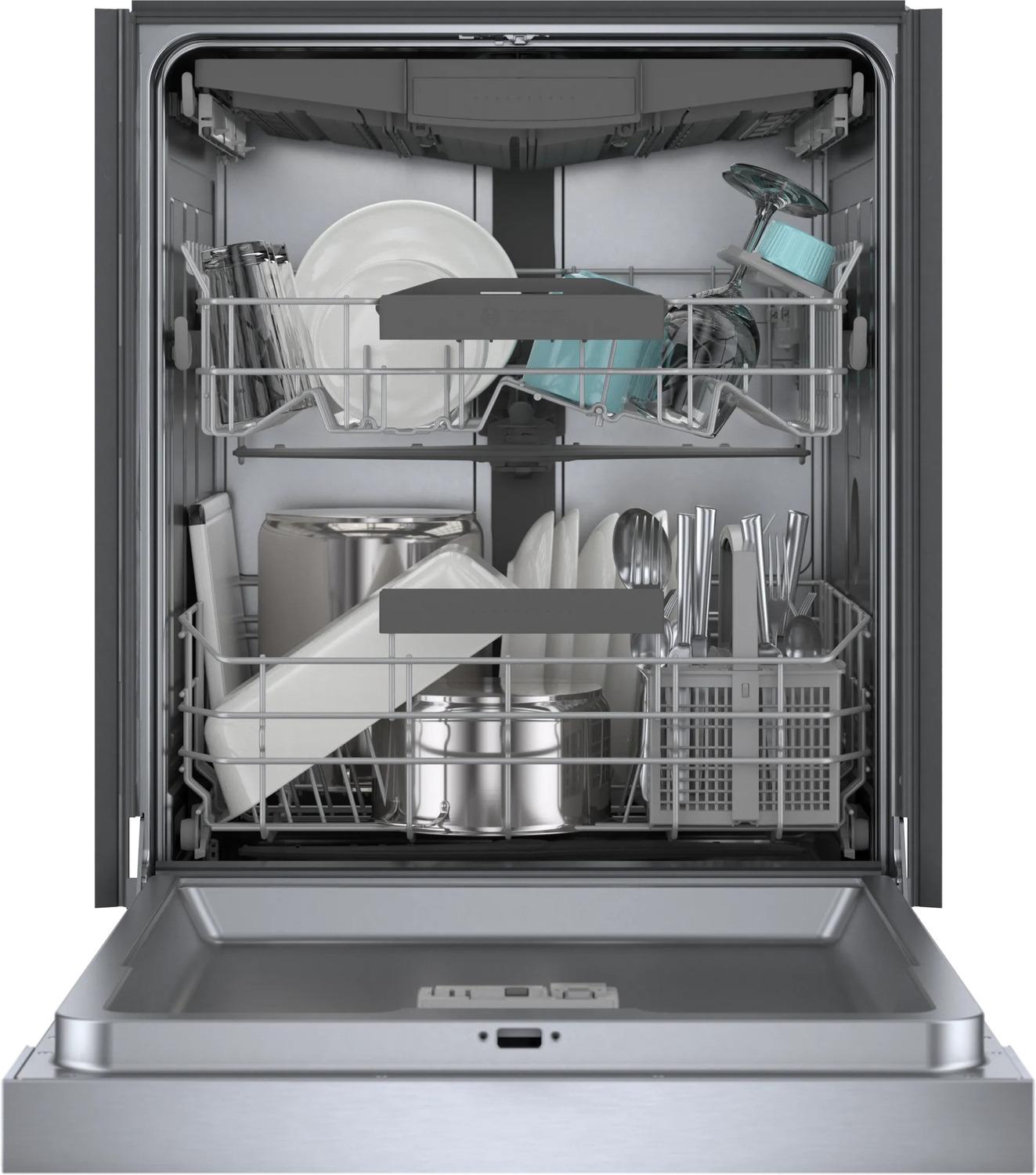 BOSCH SHE53B75UC Bosch 300 Series Dishwasher 24'' Stainless Steel She53b75uc