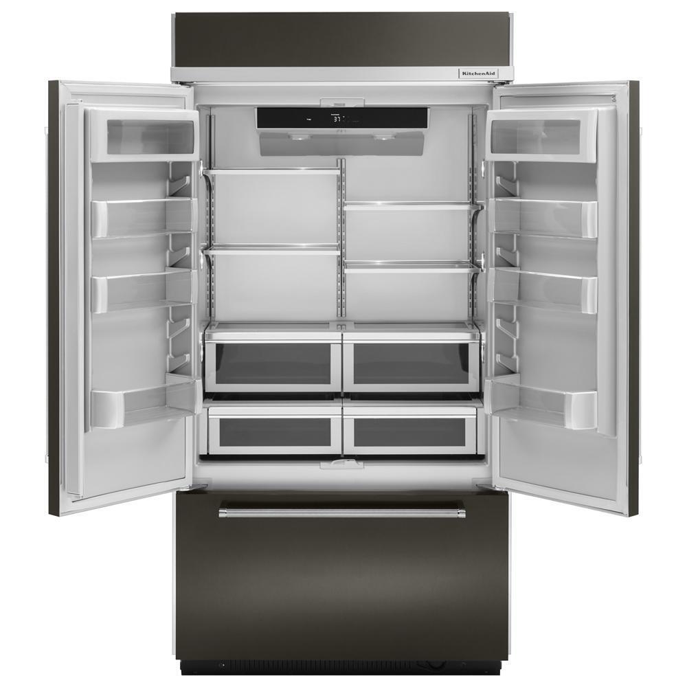 KITCHENAID KBFN502EBS Black-on-stainless Kitchenaid 24.2 Cu. Ft. 42"" Width Built-in ST...