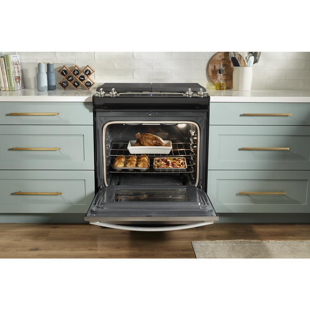 WHIRLPOOL WEG515S0LS 5.0 Cu. Ft. Whirlpool Gas Range With Frozen Bake Technology