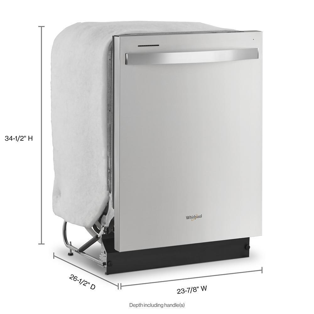 WHIRLPOOL WDT540HAMZ 55 Dba Fingerprint Resistant Quiet Dishwasher With Boost Cycle