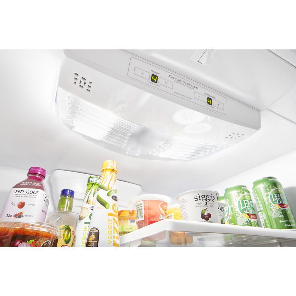 WHIRLPOOL WRB322DMHV Whirlpool 33-inch Wide Bottom-freezer Refrigerator - 22 Cu. Ft. ...