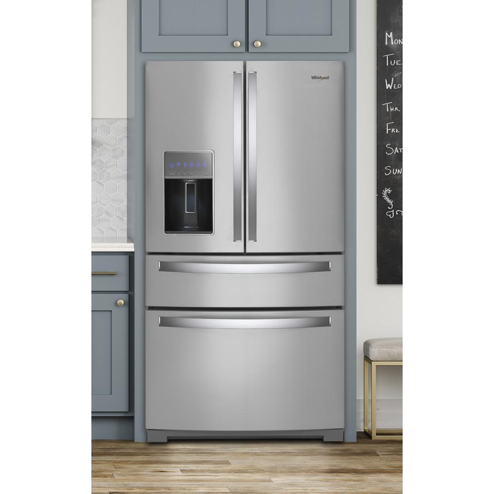 WHIRLPOOL WRX986SIHZ Whirlpool 36-inch Wide 4-door Refrigerator With Exterior Drawer ...