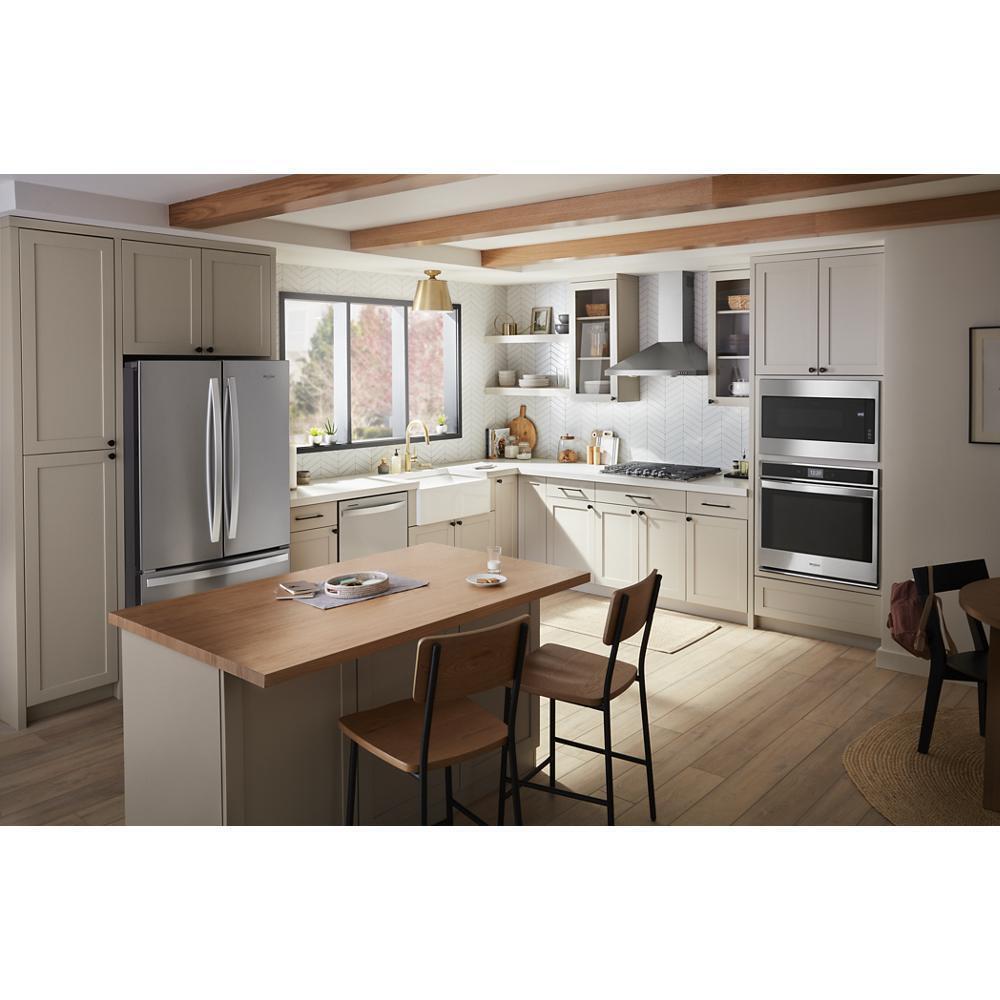 WHIRLPOOL WMT55511KS 1.1 Cu. Ft. Built-in Microwave With Standard Trim Kit - 19-1/8"" Height