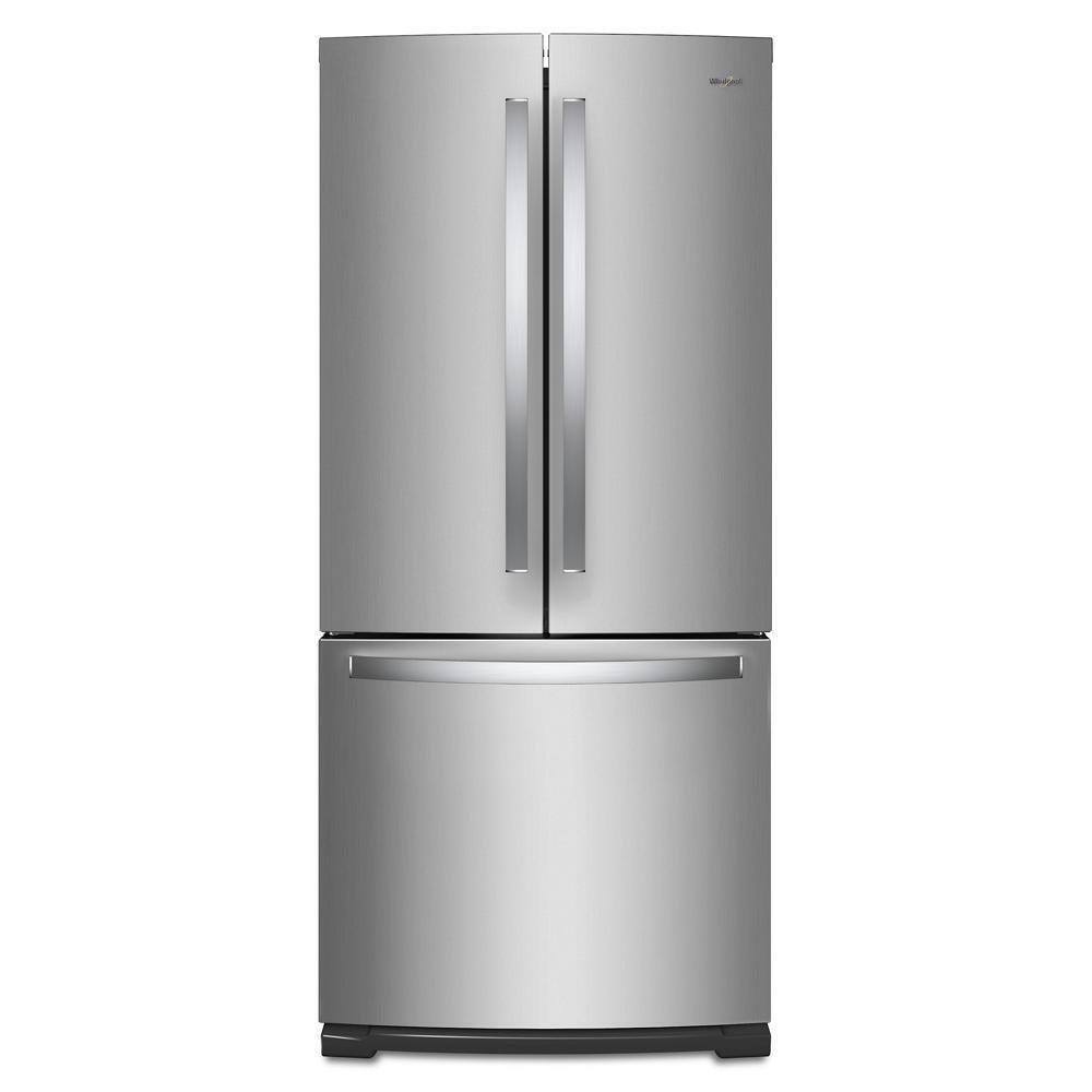 WHIRLPOOL WRF560SMHZ Whirlpool 30-inch Wide French Door Refrigerator - 20 Cu. Ft. - F...