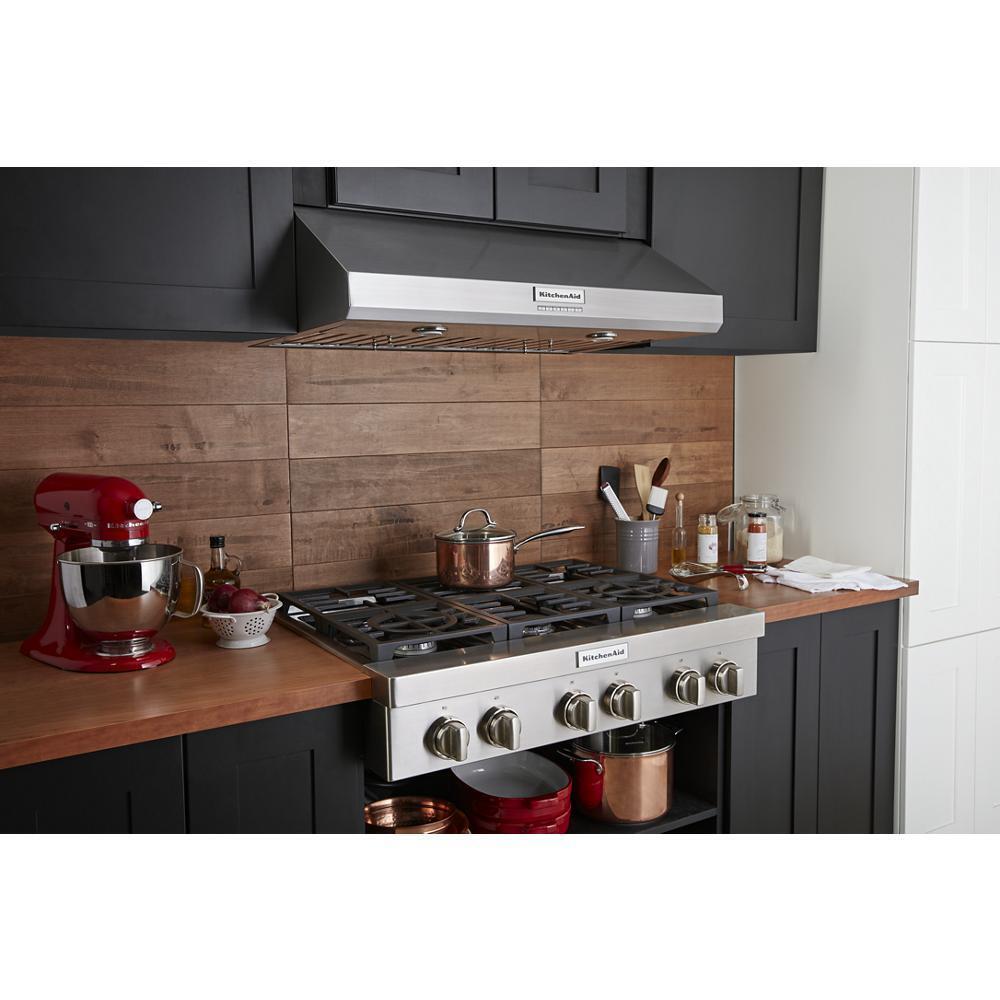 KITCHENAID KCGC506JSS Kitchenaid 36'' 6-burner Commercial-style Gas Rangetop - STAINLE...