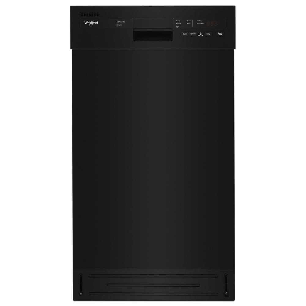 WHIRLPOOL WDPS5118PB Whirlpool Small-space Compact Dishwasher With Stainless Steel Tub