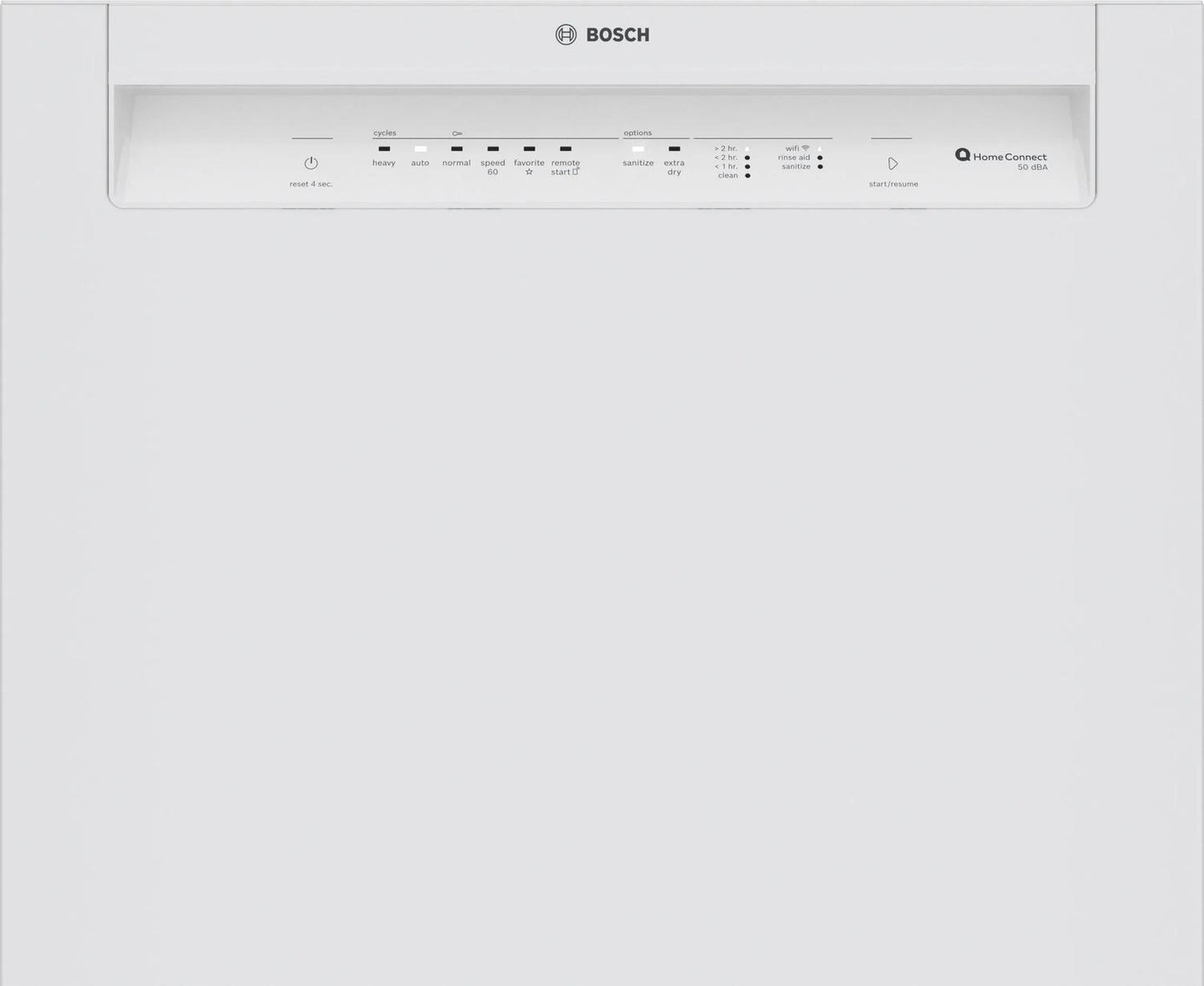 BOSCH SHE3AEM2N Bosch 100 Series Dishwasher 24"" White