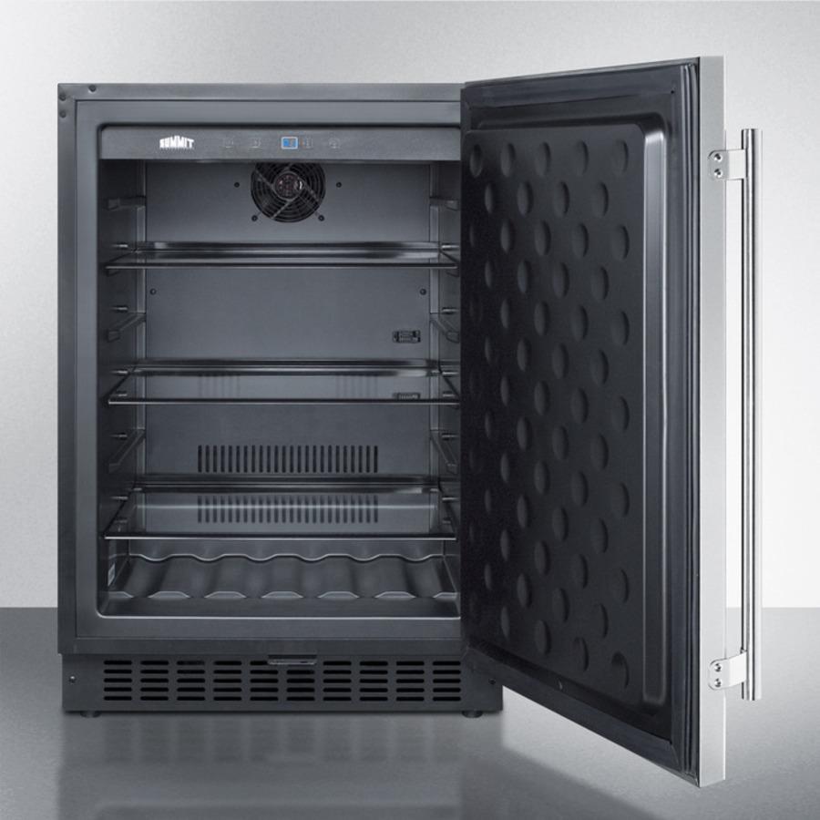 SUMMIT SPR627OS Outdoor All-refrigerator for Built-in Use, With Lock, Digital THERM...