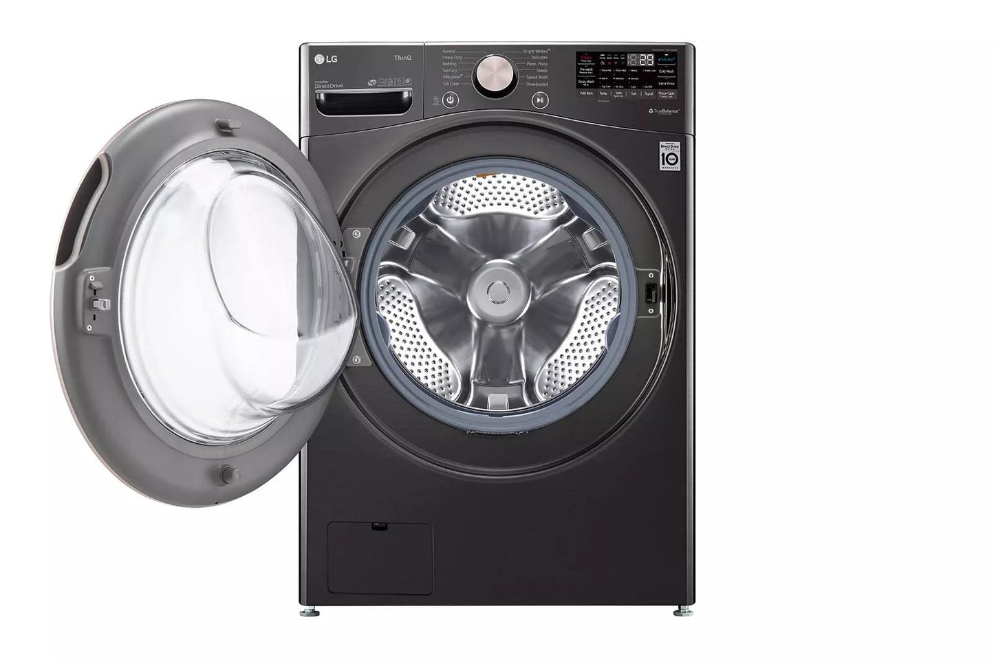 LG WM4000HBA 4.5 Cu. Ft. Ultra Large Capacity Smart Wi-fi Enabled Front Load WAS...
