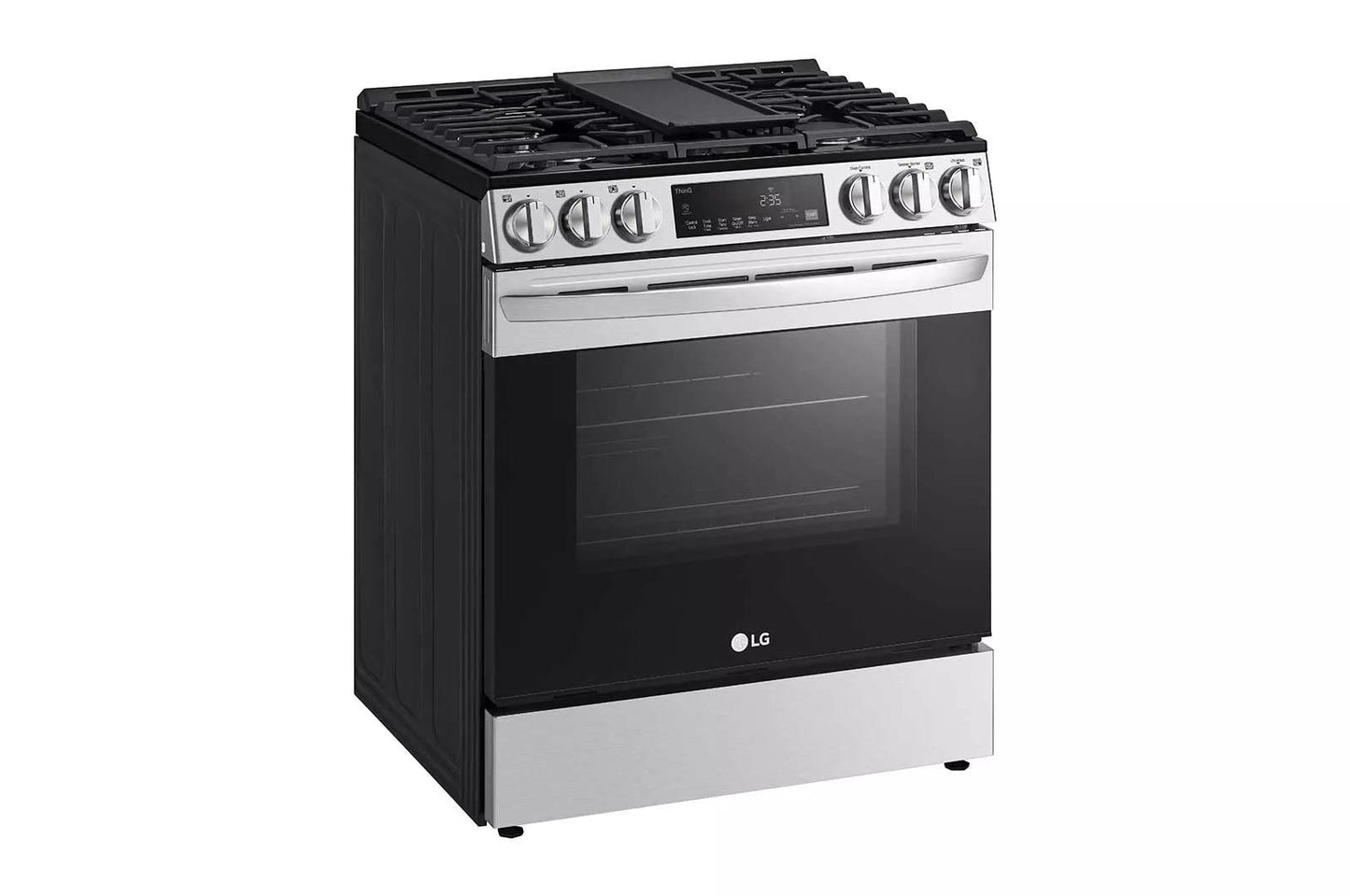 LG LSGL5833F 5.8 Cu Ft. Smart Wi-fi Enabled Fan Convection Gas Slide-in Range WI...