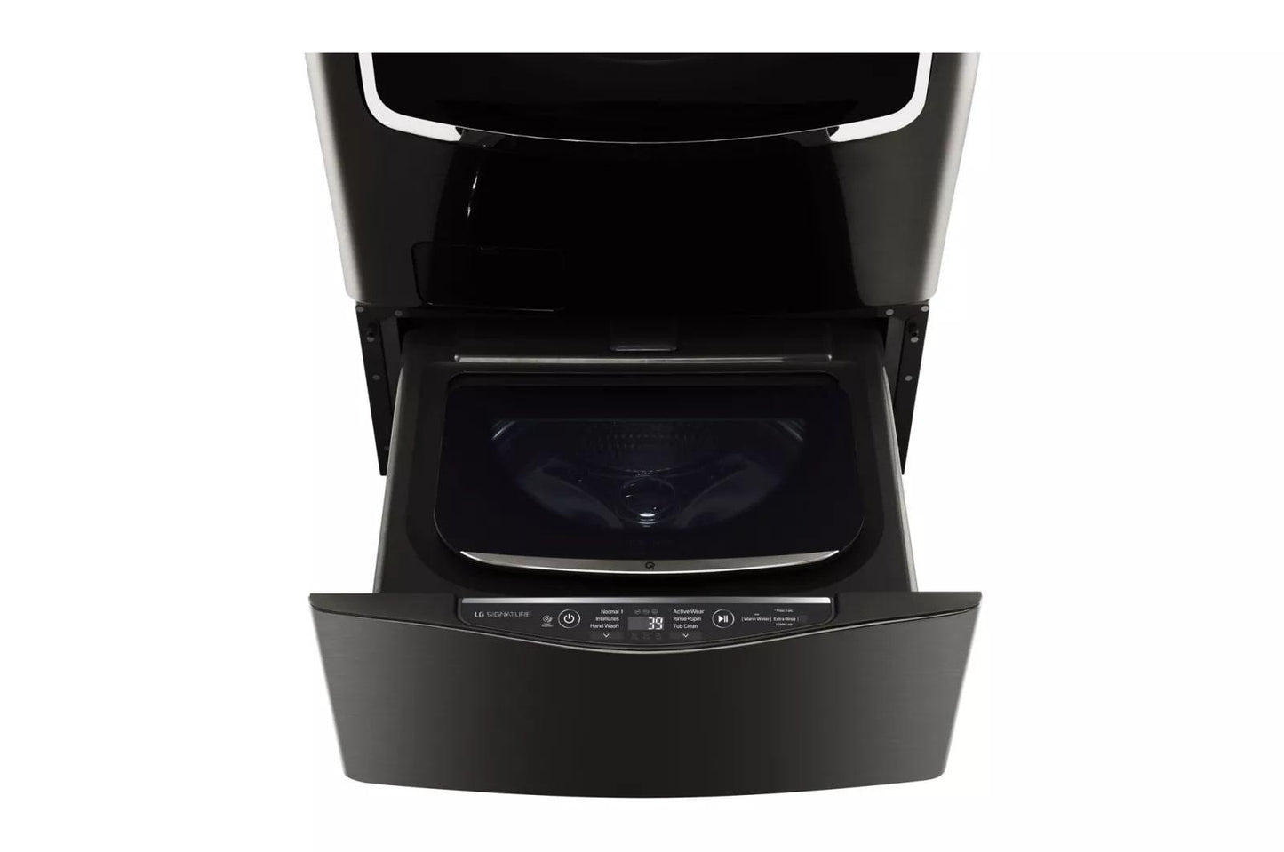LG WD205CK LG Signature: 1.0 Cu. Ft. LG Sidekick Pedestal Washer, LG Twinwash ...