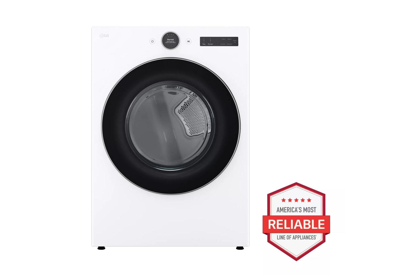 LG DLGX5501W 7.4 Cu. Ft. Ultra Large Capacity Smart Front Load Gas Energy Star D...