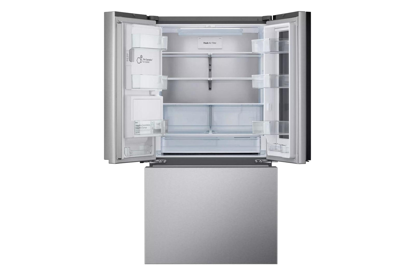 LG LF31S6360S 31 Cu. Ft. Smart Standard-depth Max French Door Refrigerator WI...