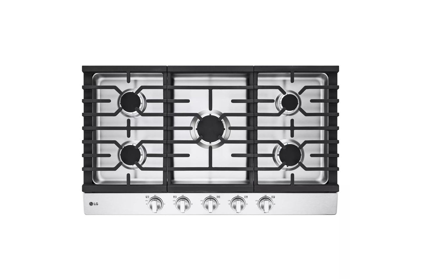 LG CBGJ3623S LG 36"" Gas Cooktop With Ultraheat 20k BTU Burner