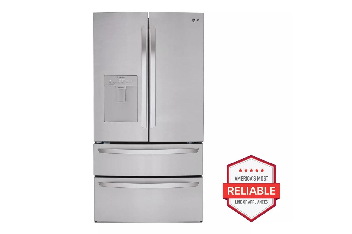 LG LRMWS2906S 29 Cu. Ft. French Door Refrigerator With Slim Design Water Dispenser