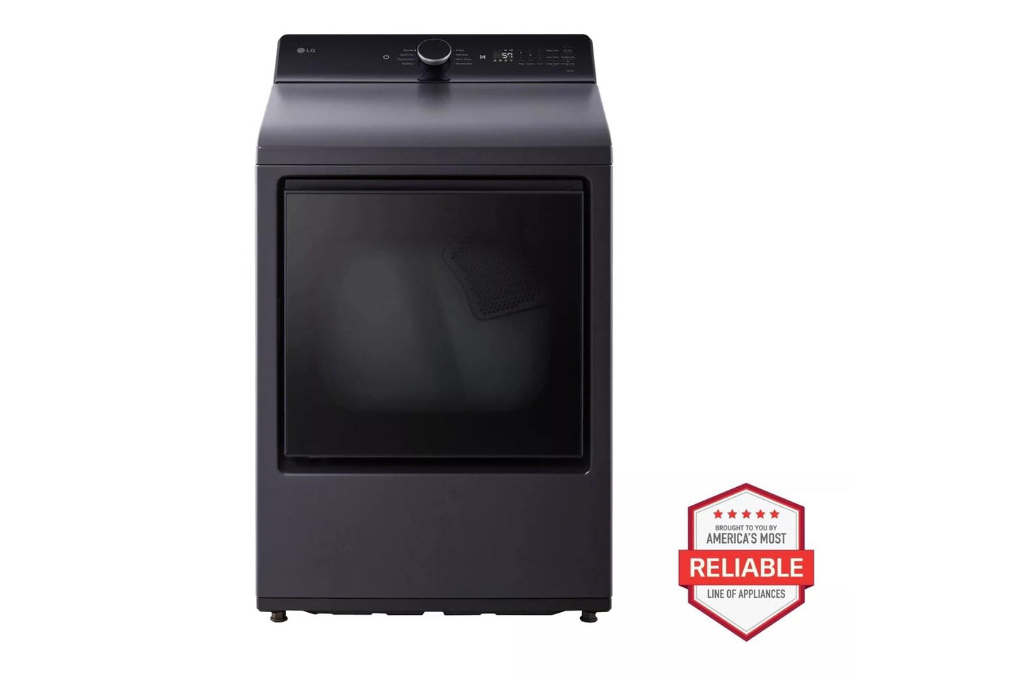 LG DLG8401BE 7.3 Cu. Ft. Ultra Large Capacity Rear Control Gas Dryer With LG EAS...