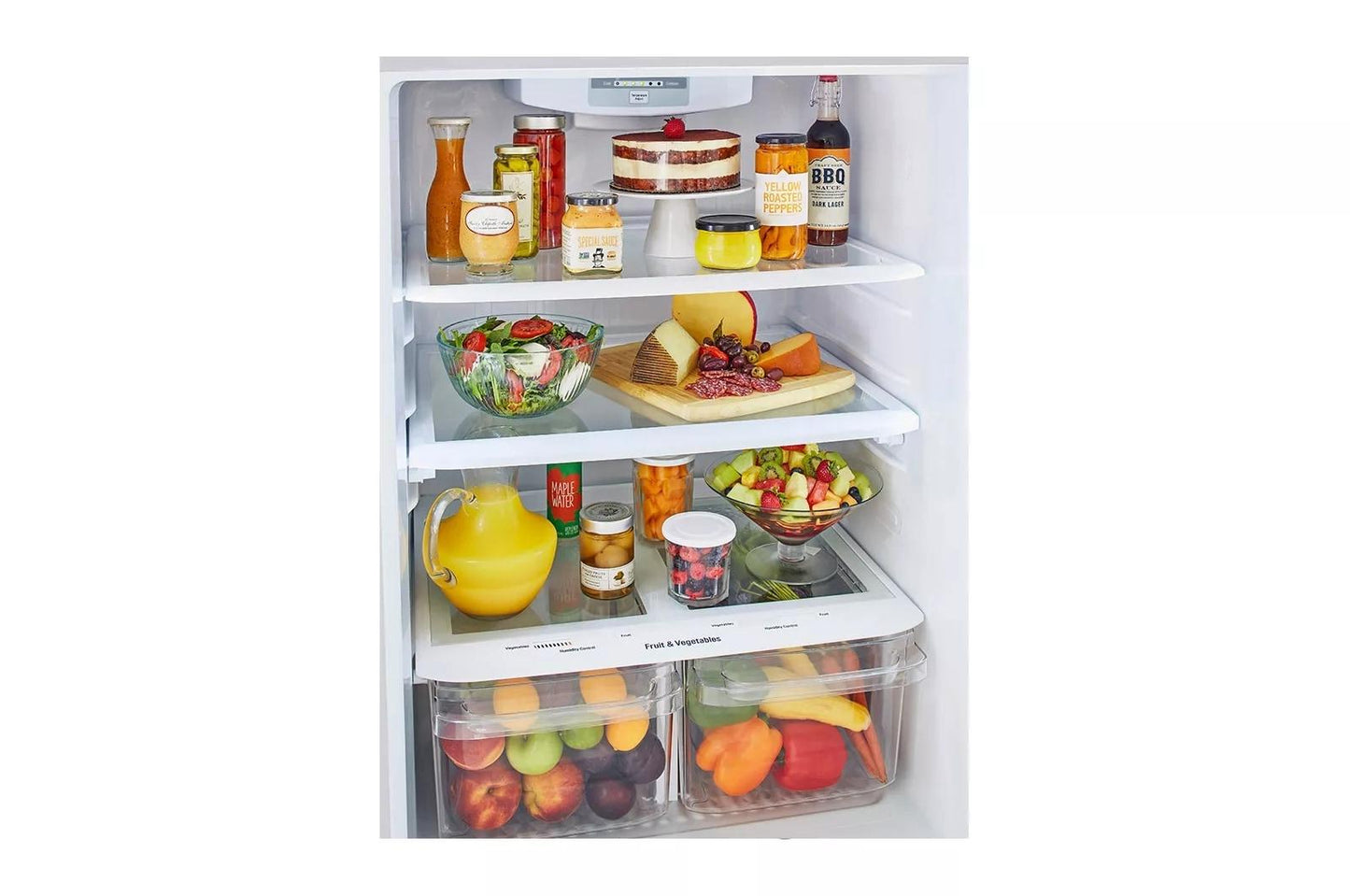 LG LTCS20020W LG 20 Cu. Ft. Top Freezer Refrigerator