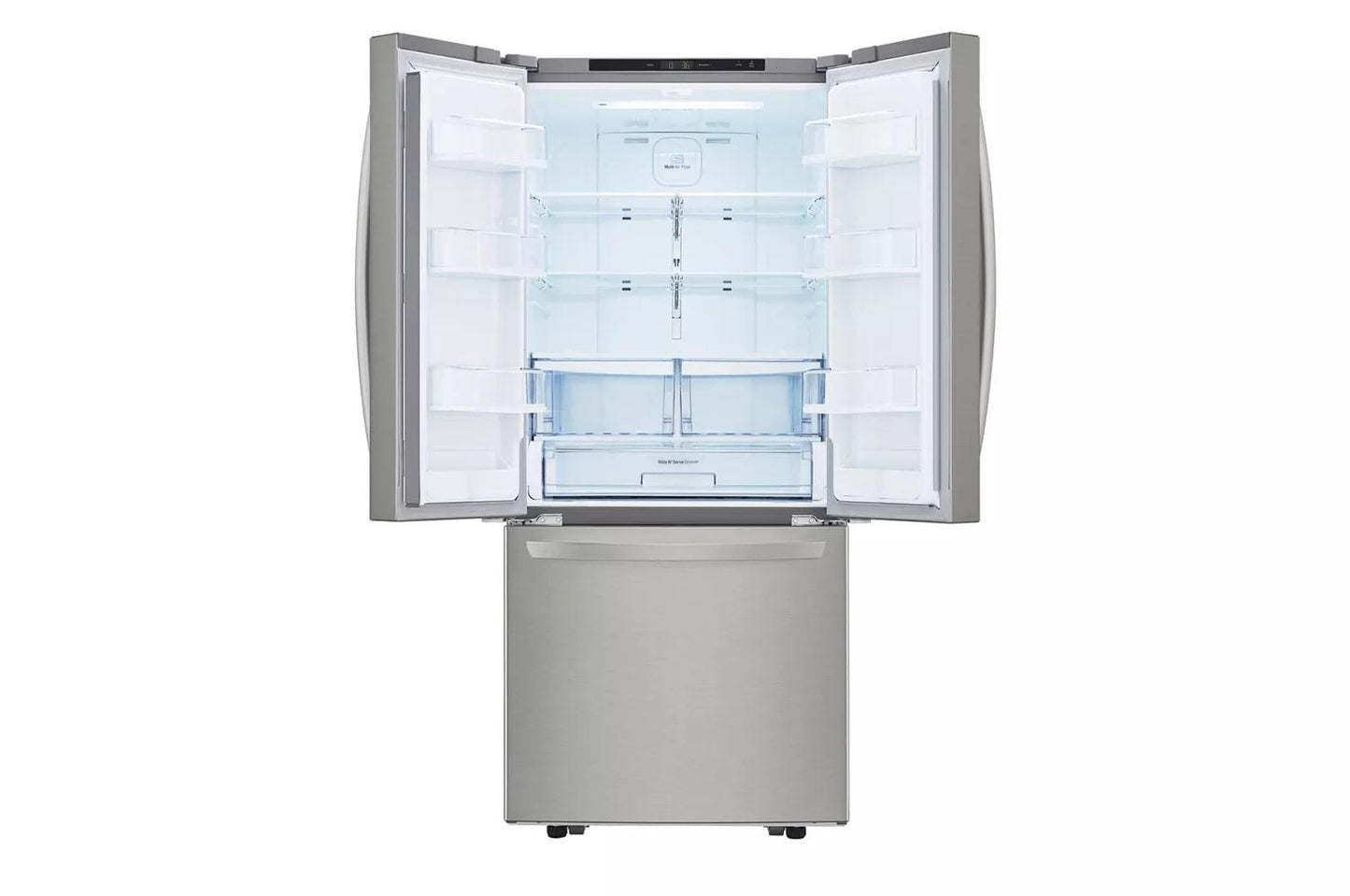 LG LFCS22520S LG 30"" Wide, Large Capacity 3- Door French Door Refrigerator