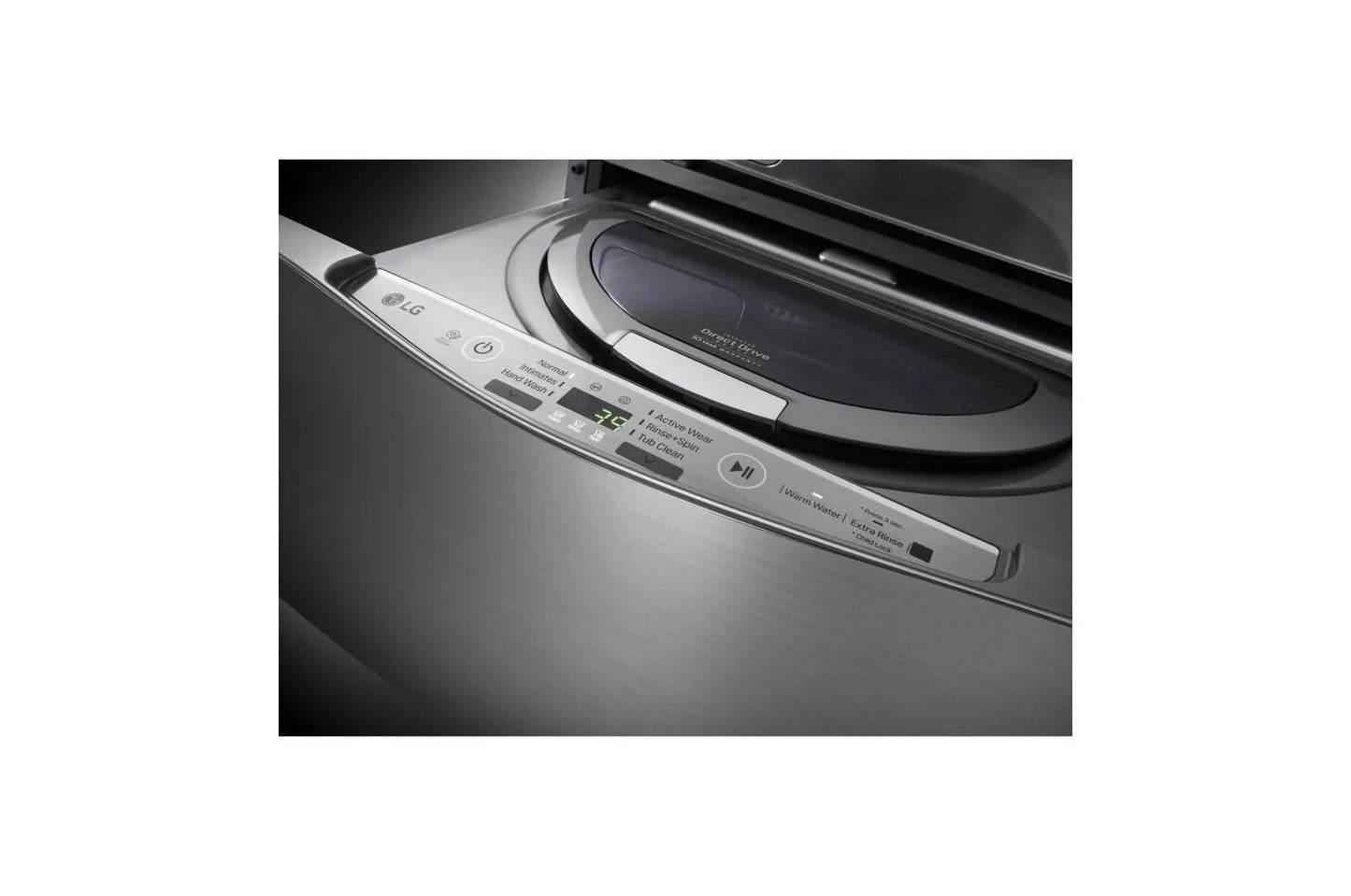 LG WD200CV 1.0 Cu. Ft. Sidekick Pedestal Washer, Part of the LG Twin Wash