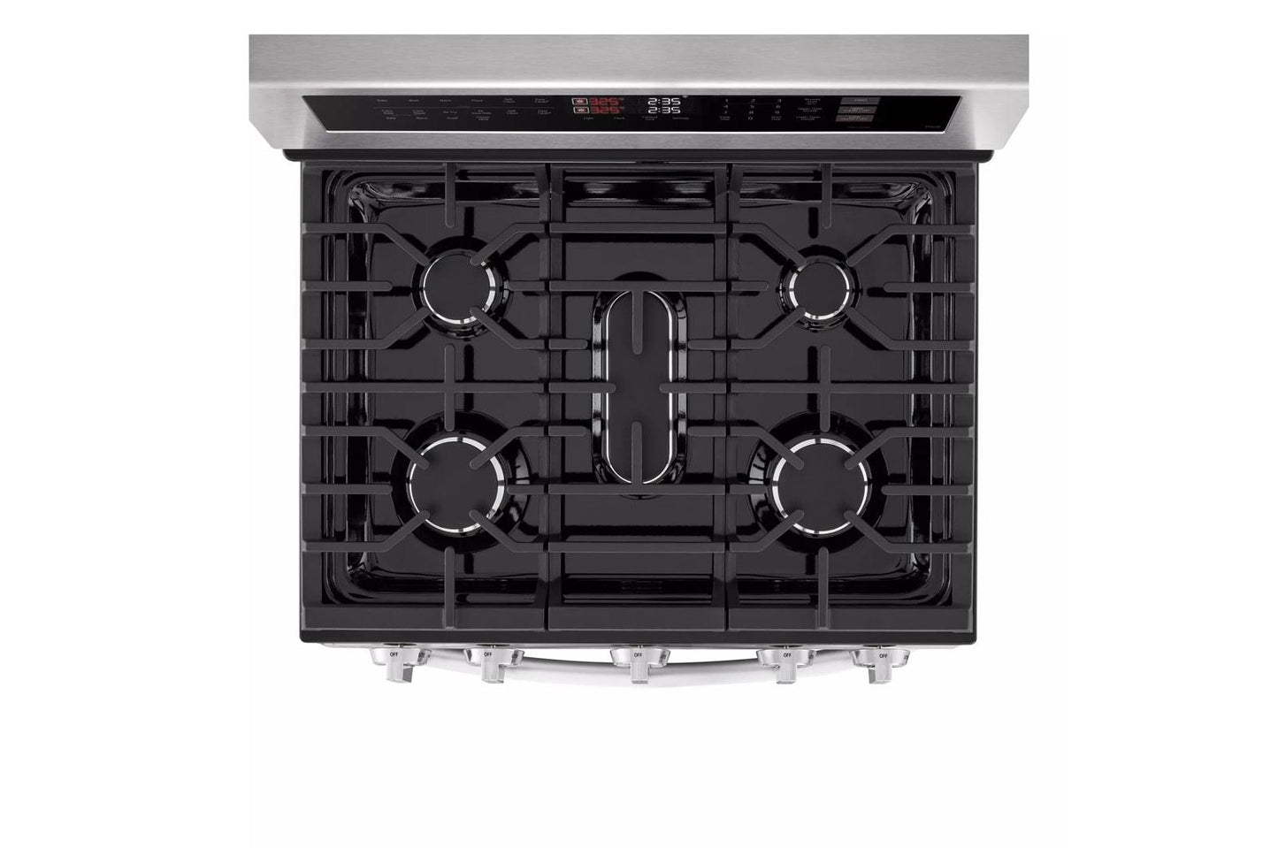 LG LDGL6924S 6.9 Cu. Ft. Smart Gas Double Oven Freestanding Range With Probake C...
