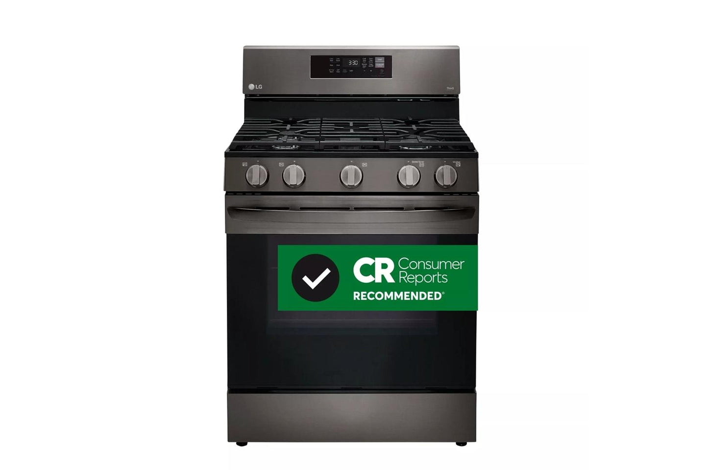 LG LRGL5823D 5.8 Cu Ft. Smart Wi-fi Enabled Fan Convection Gas Range With Air FR...