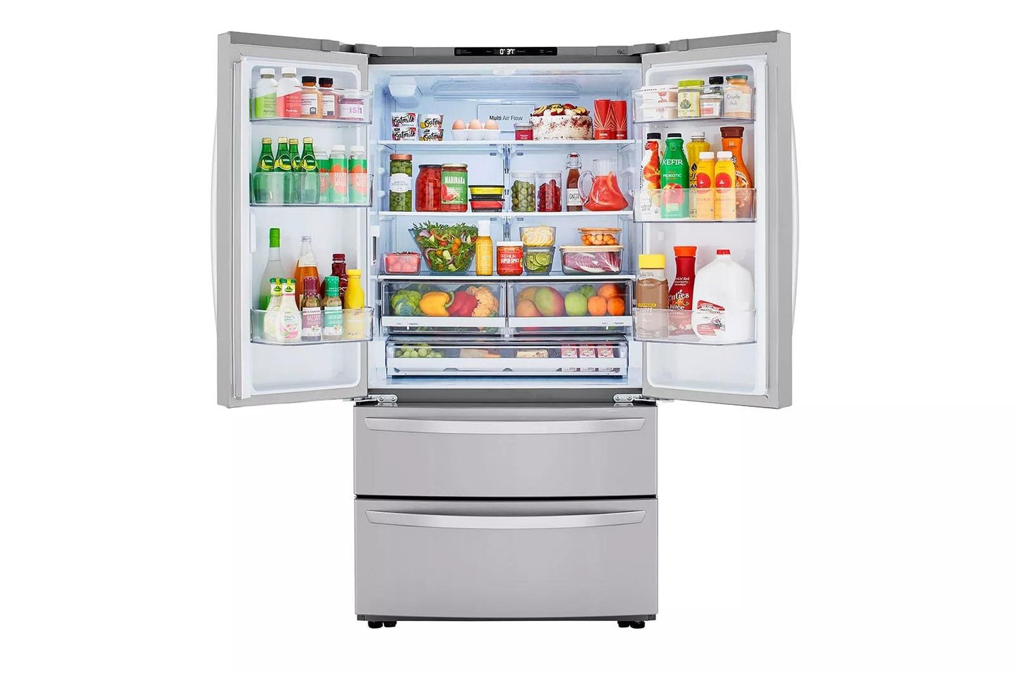 LG LMWC23626S LG 23 Cu. Ft. French Door Counter-depth Refrigerator