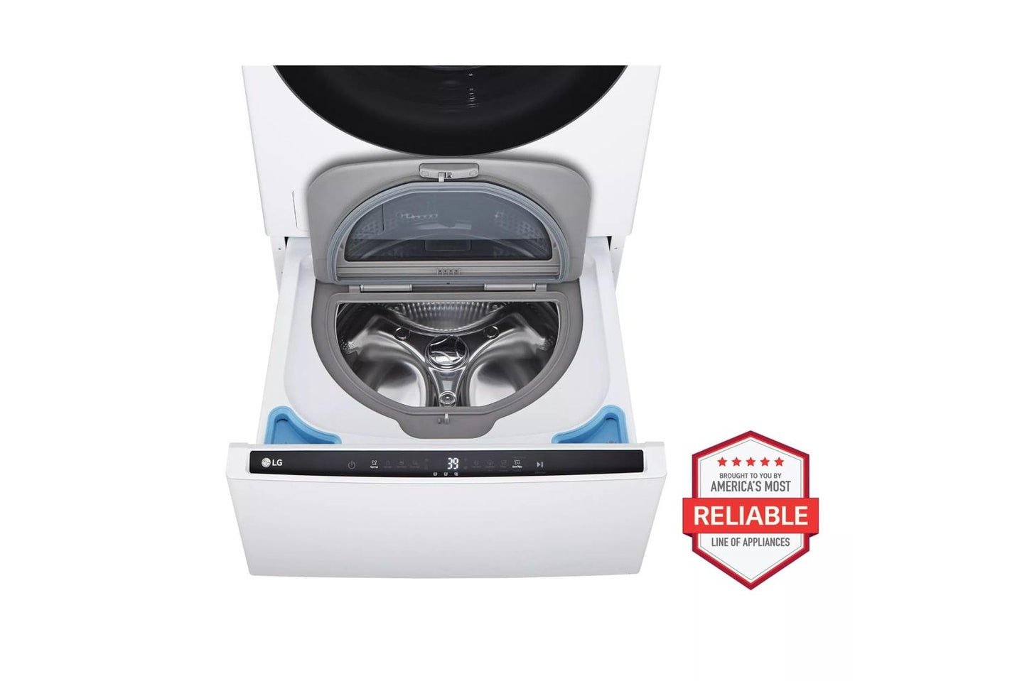 LG WD300CW 27'' LG Sidekick Pedestal Washer