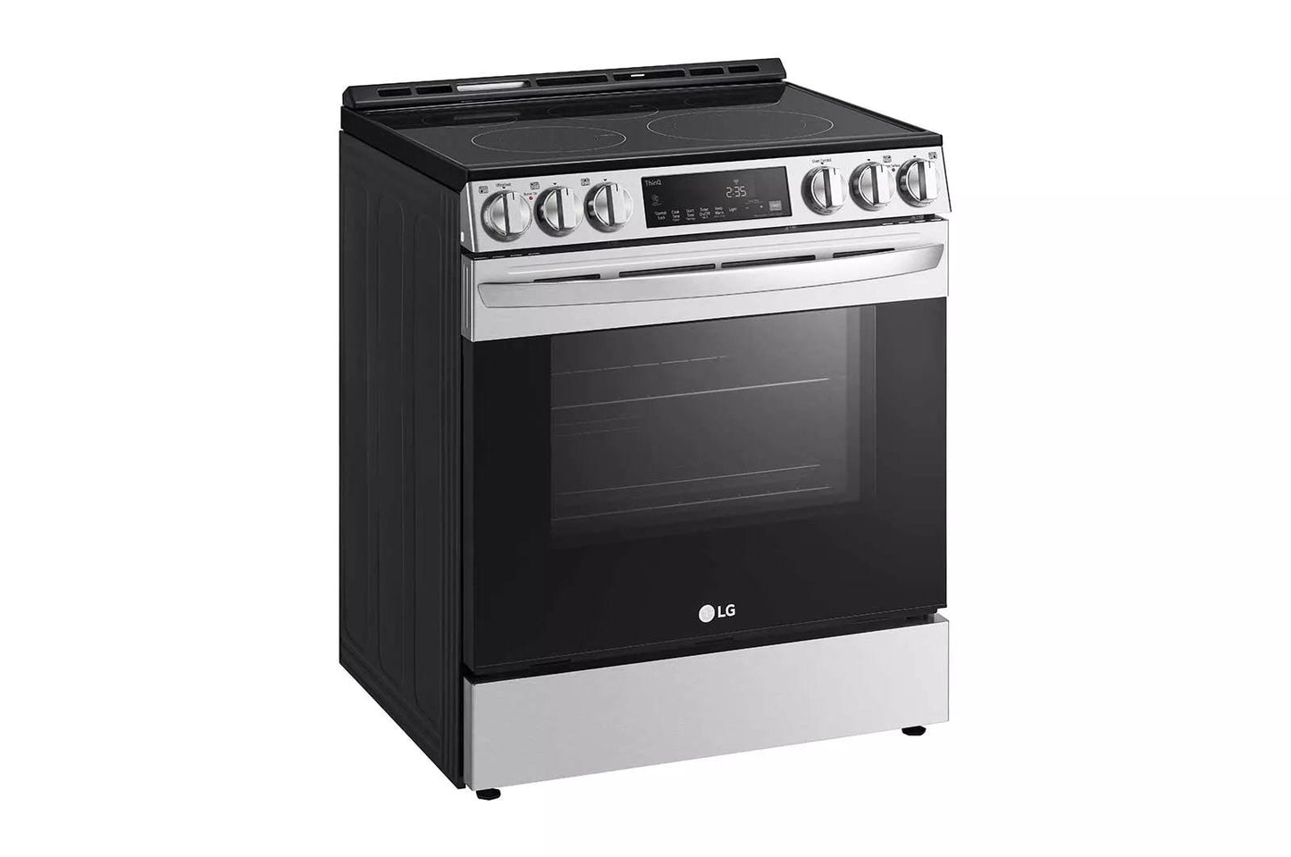 LG LSEL6333F 6.3 Cu Ft. Smart Wi-fi Enabled Fan Convection Electric Slide-in RAN...