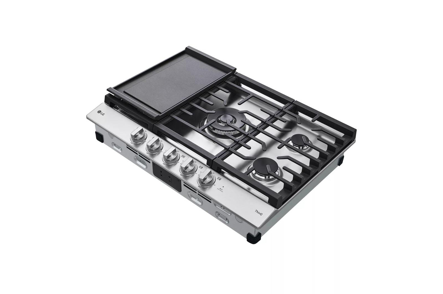 LG CBGJ3027S 30"" Smart Gas Cooktop With Ultraheat 22k BTU Dual Burner and LE...