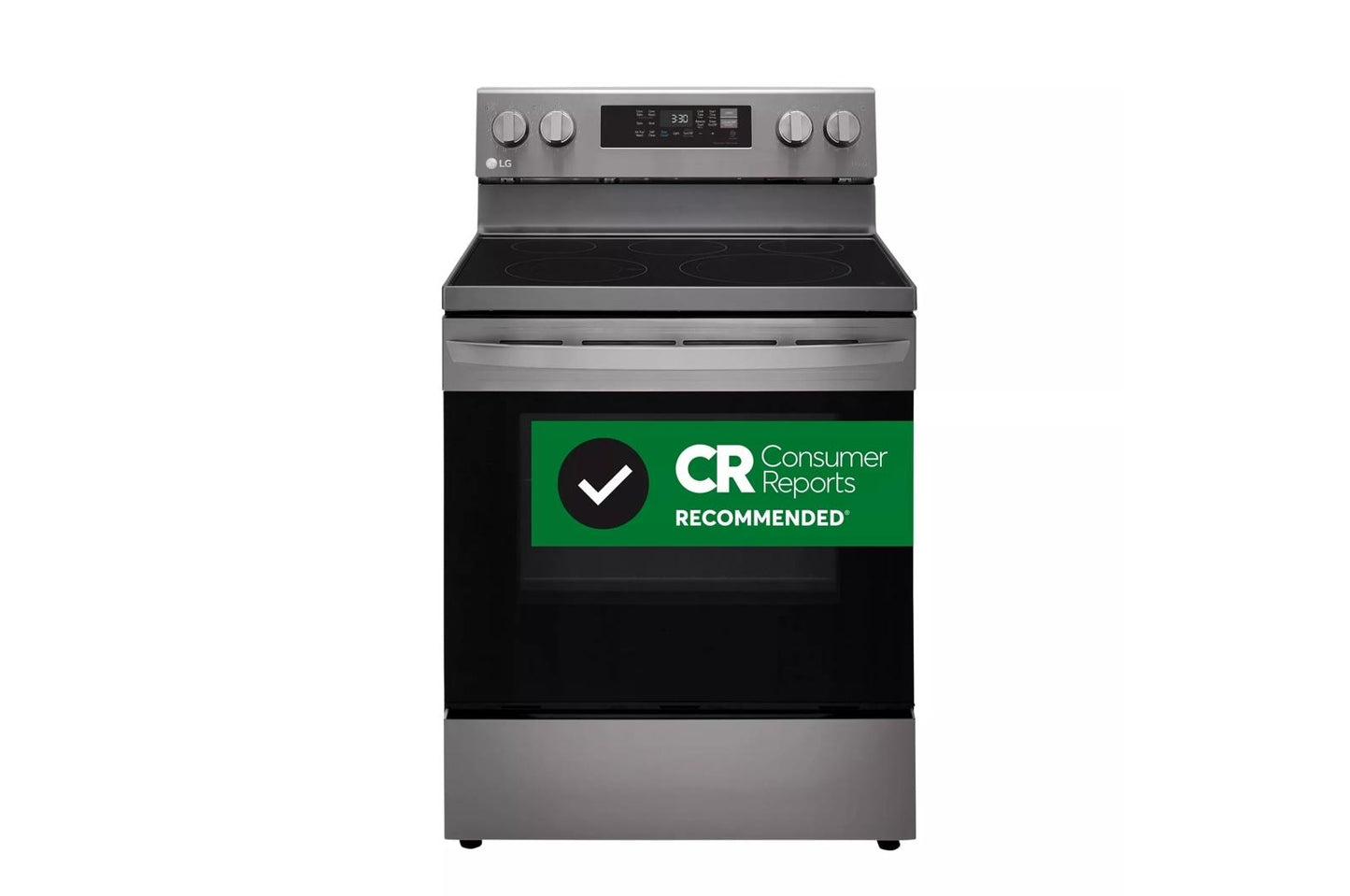 LG LREL6323D 6.3 Cu Ft. Smart Wi-fi Enabled Fan Convection Electric Range With A...