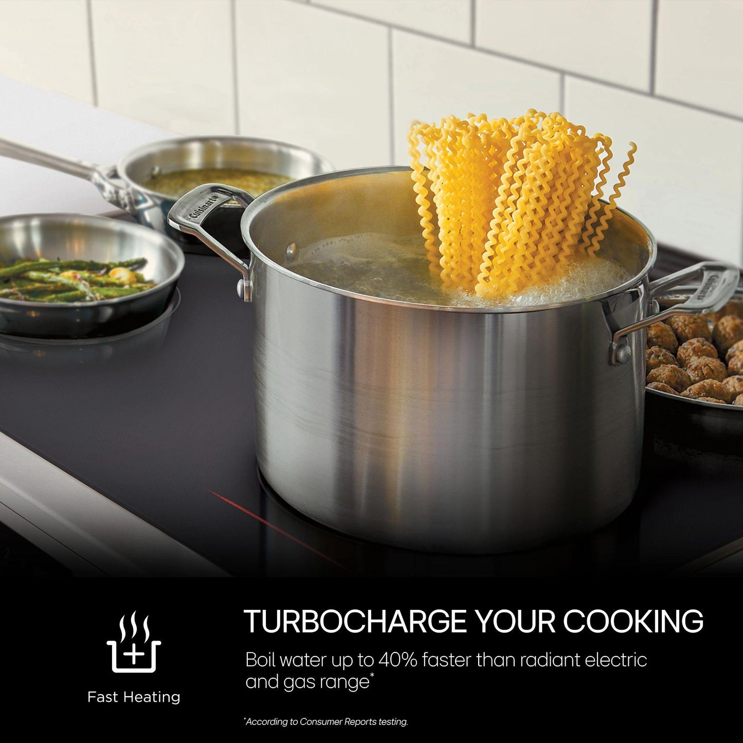 LG CBIH3013BE LG 30"" Smart Induction Cooktop With Ultraheat 4.3KW Element