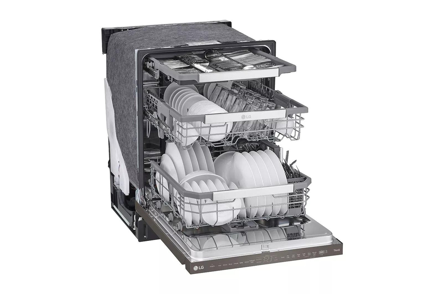 LG LDPS6762D Smart Top Control Dishwasher With Quadwash Pro, Dynamic Dry ...