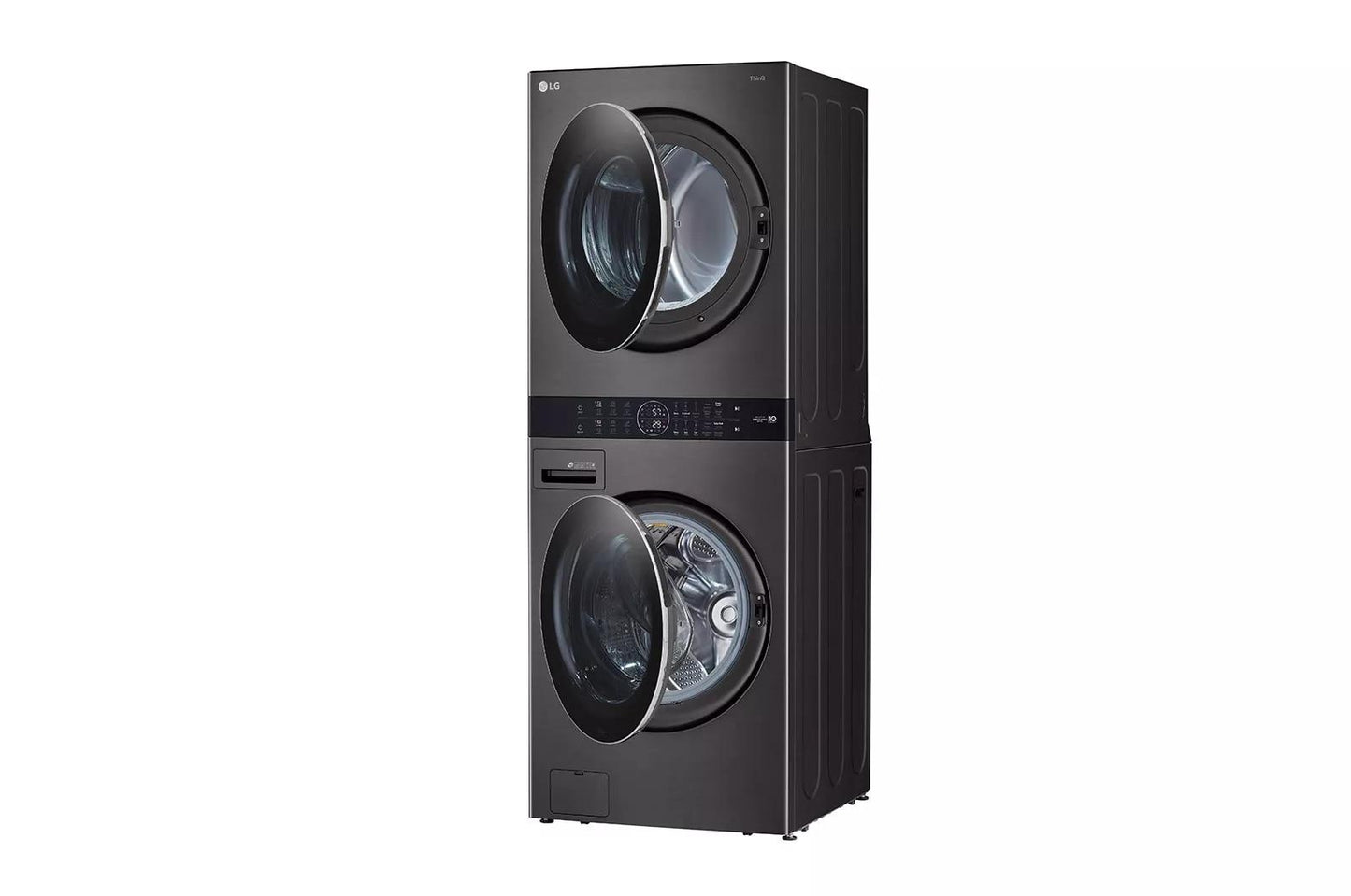 LG WKGX201HBA Single Unit Front Load LG Washtower With Center Control 4.5...