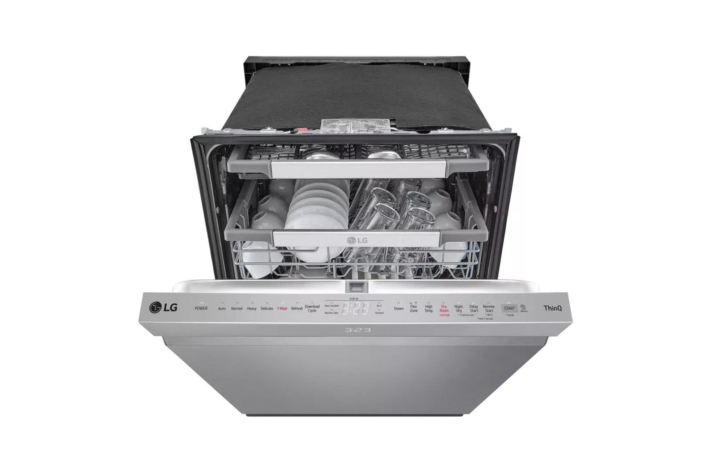 LG LDPH7972S Smart Top Control Dishwasher With 1-hour Wash & Dry, Quadwash PR...