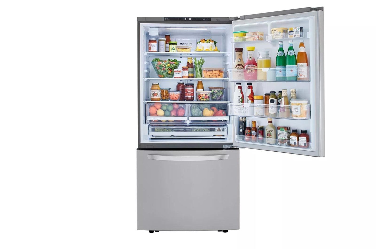 LG LRDCS2603S LG 26 Cu. Ft. Bottom Freezer Refrigerator