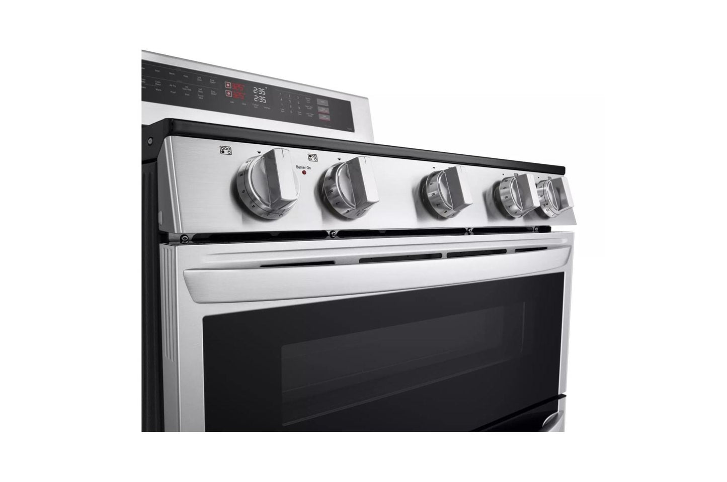 LG LDEL7324SE 7.3 Cu. Ft. Smart Electric Double Oven Freestanding Range With PROB...