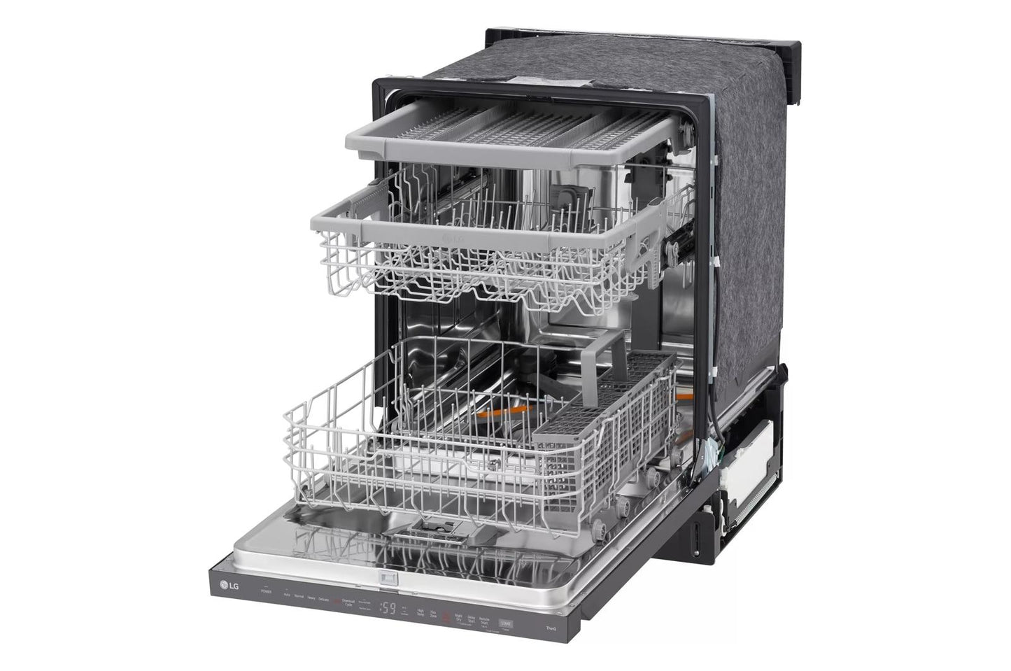 LG LDPH5554D Smart Top-control Dishwasher With 1-hour Wash & Dry, Quadwash PR...