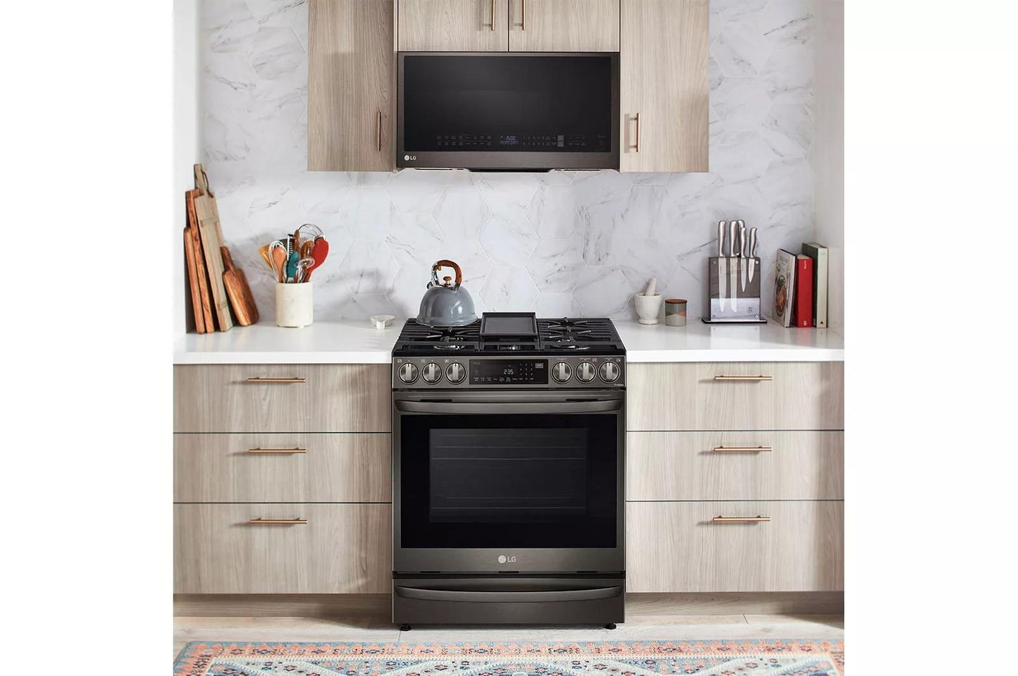 LG MHEC1737D 1.7 Cu. Ft. Smart Wi-fi Enabled Over-the-range Convection MICROWAVE...