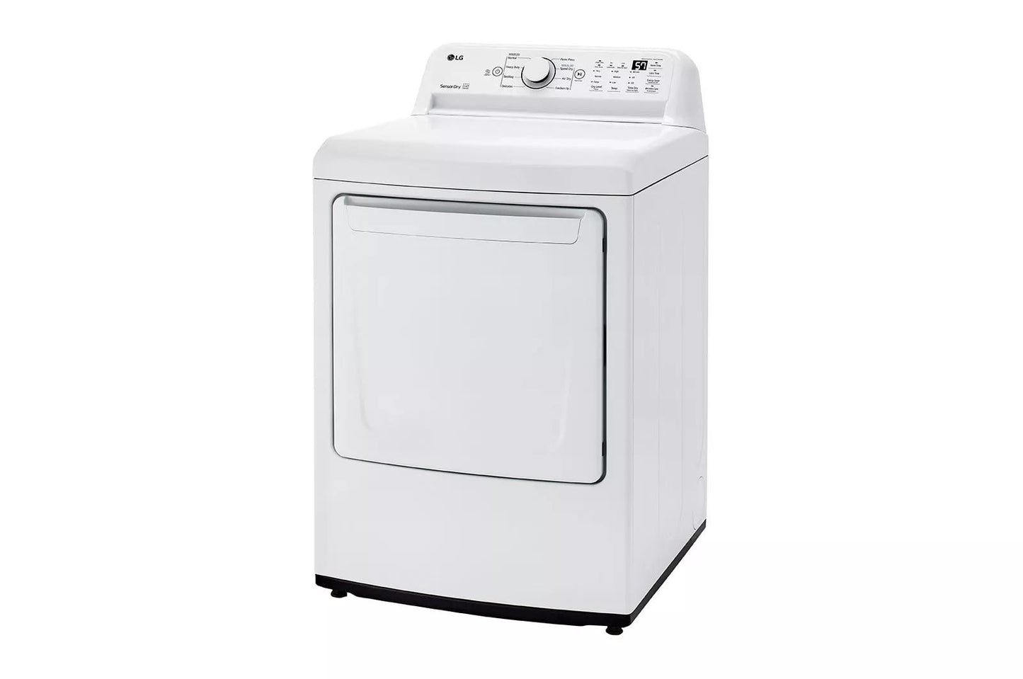 LG DLE7000W 7.3 Cu. Ft. Ultra Large Capacity Top Load Electric Dryer With SENSO...