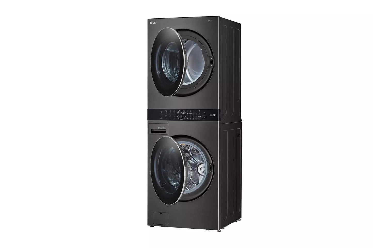 LG WKEX200HBA Single Unit Front Load LG Washtower With Center Control 4.5...