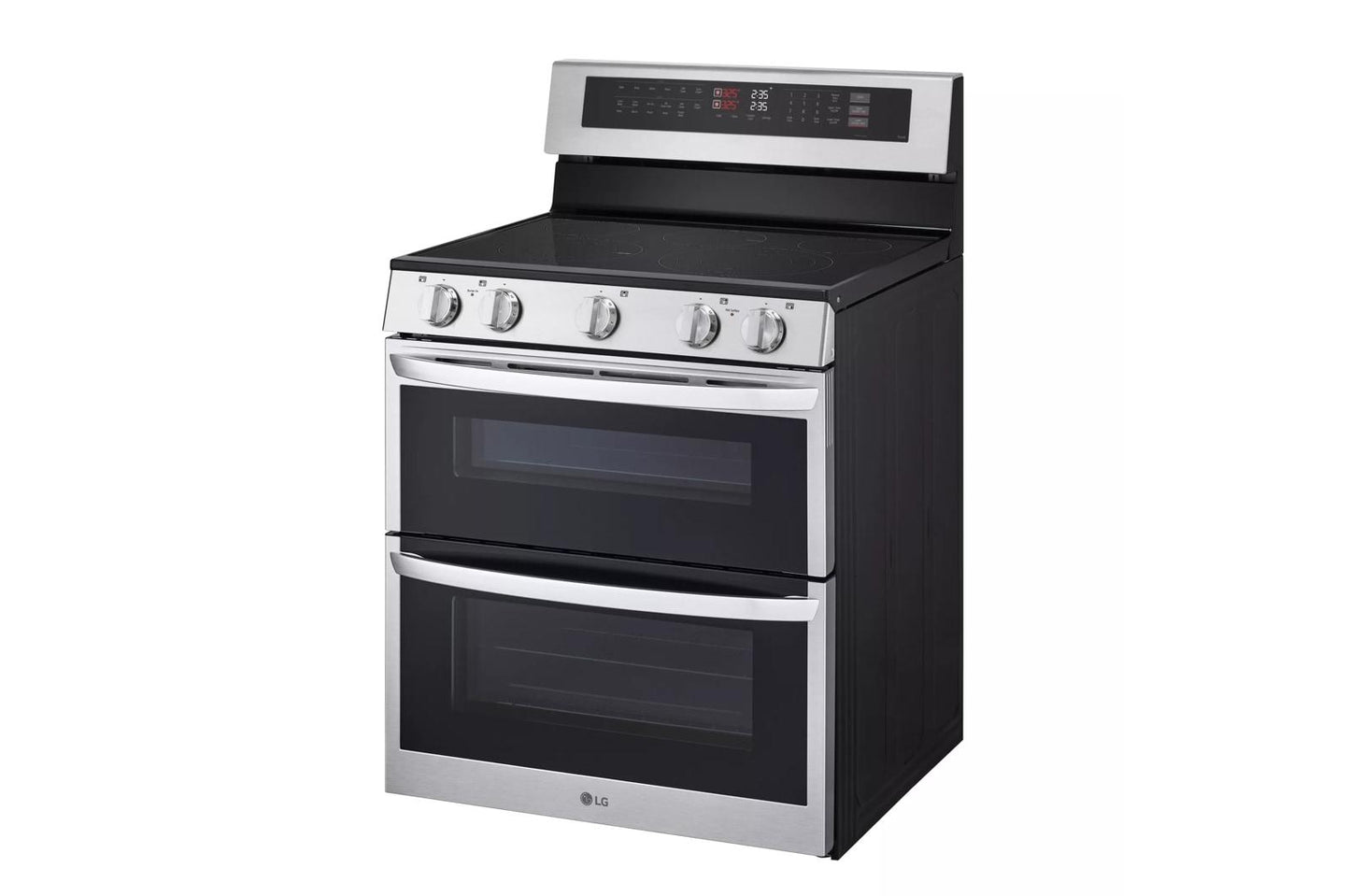 LG LDEL7324SE 7.3 Cu. Ft. Smart Electric Double Oven Freestanding Range With PROB...