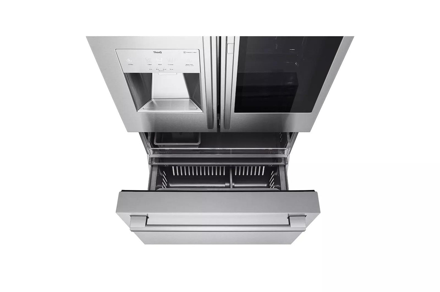 LG SRFVC2416S LG Studio 24 Cu. Ft. Smart Instaview Door-in-door Large CAPAC...