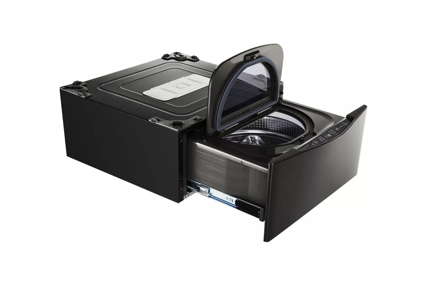 LG WD205CK LG Signature: 1.0 Cu. Ft. LG Sidekick Pedestal Washer, LG Twinwash ...