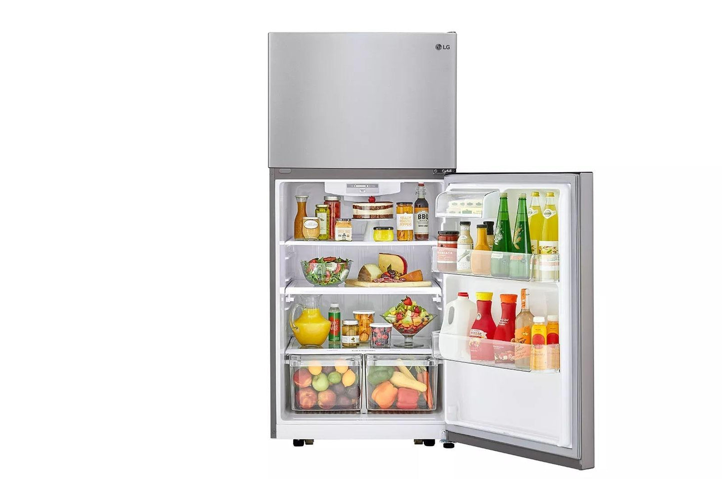LG LTCS20030S LG 20 Cu. Ft. Top Freezer Refrigerator